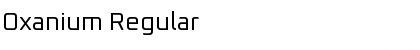 Download Oxanium Regular Font Title Preview