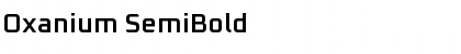 Download Oxanium SemiBold Font Title Preview
