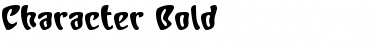 Download Character Bold Font Title Preview