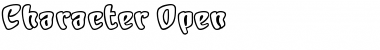 Download Character Open Font Title Preview