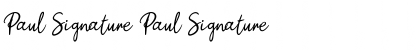 Download Paul Signature Paul Signature Font Title Preview
