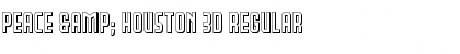 Download Peace & Houston 3D Regular Font Title Preview