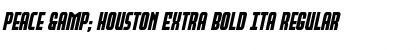 Download Peace & Houston Extra Bold Ita Regular Font Title Preview