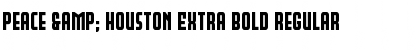 Download Peace & Houston Extra Bold Regular Font Title Preview