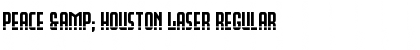 Download Peace & Houston Laser Regular Font Title Preview