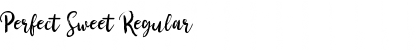 Download Perfect Sweet Regular Font Title Preview