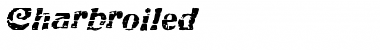 Download Charbroiled Regular Font Title Preview