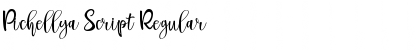 Download Pichellya Script Regular Font Title Preview