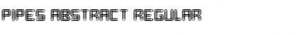Download Pipes Abstract Regular Font Title Preview