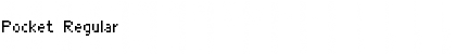 Download Pocket Regular Font Title Preview