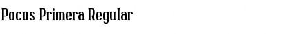 Download Pocus Primera Regular Font Title Preview