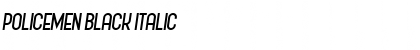 Download Policemen Black Italic Font Title Preview