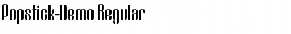Download Popstick-Demo Regular Font Title Preview
