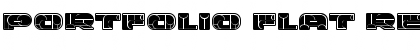 Download Portfolio Flat Regular Font Title Preview