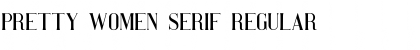 Download Pretty Women serif Regular Font Title Preview