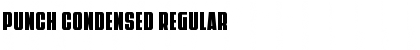 Download Punch Condensed Regular Font Title Preview