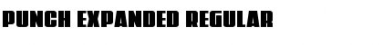 Download Punch Expanded Regular Font Title Preview