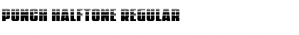 Download Punch Halftone Regular Font Title Preview
