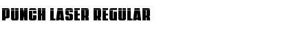 Download Punch Laser Regular Font Title Preview