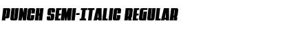 Download Punch Semi-Italic Regular Font Title Preview