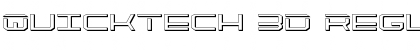 Download QuickTech 3D Font