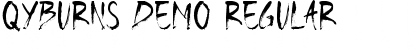 Download Qyburns Demo Regular Font Title Preview