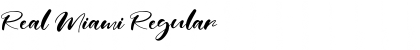 Download Real Miami Regular Font Title Preview