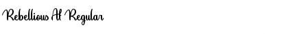 Download Rebellious Af Regular Font Title Preview