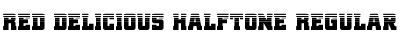 Download Red Delicious Halftone Regular Font Title Preview