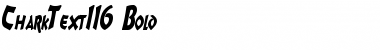 Download CharkText116 Bold Font Title Preview