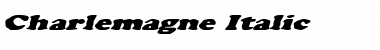 Download Charlemagne Italic Italic Font Title Preview