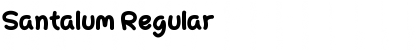 Download Santalum Regular Font Title Preview