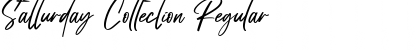Download Satturday Collection Regular Font Title Preview
