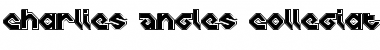 Download Charlie's Angles Collegiate Collegiate Font Title Preview