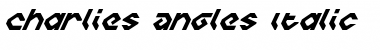 Download Charlie's Angles Italic Italic Font Title Preview