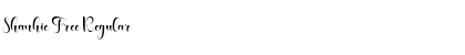 Download Shanhie Free Regular Font Title Preview