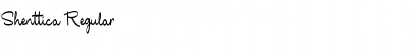 Download Shenttica Regular Font Title Preview