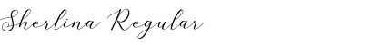 Download Sherlina Regular Font Title Preview
