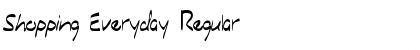 Download Shopping Everyday Regular Font