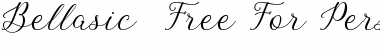 Download Bellasic Regular Font Title Preview