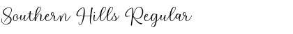 Download Southern Hills Regular Font