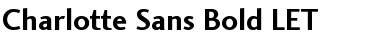 Download Charlotte Sans Bold LET Regular Font Title Preview