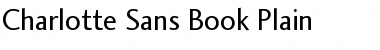 Download Charlotte Sans Book Regular Font Title Preview