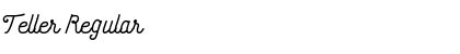 Download Teller Regular Font Title Preview