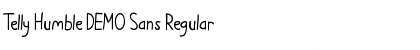 Download Telly Humble DEMO Sans Regular Font Title Preview