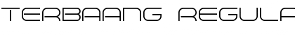 Download TERBAANG Regular Font Title Preview