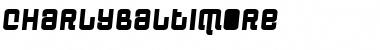 Download CharlyBaltimore Regular Font Title Preview