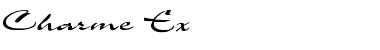 Download Charme Ex Regular Font Title Preview