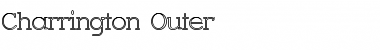 Download Charrington Outer Regular Font Title Preview
