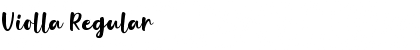Download Violla Regular Font Title Preview